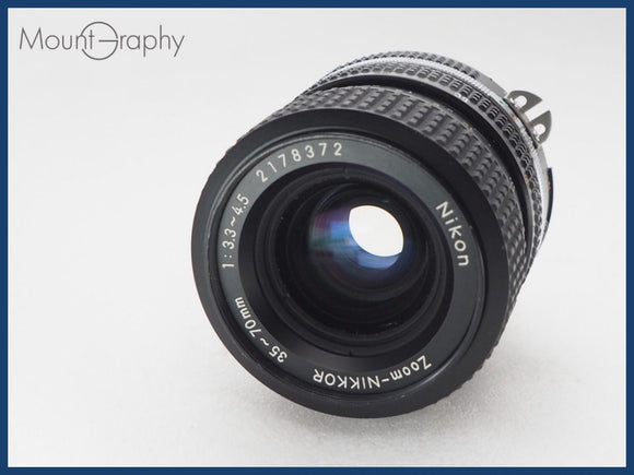 ★良品★ NIKON ニコン Ai-S Zoom-NIKKOR 35-70mm F3.3-4.5 同梱可 #i10720