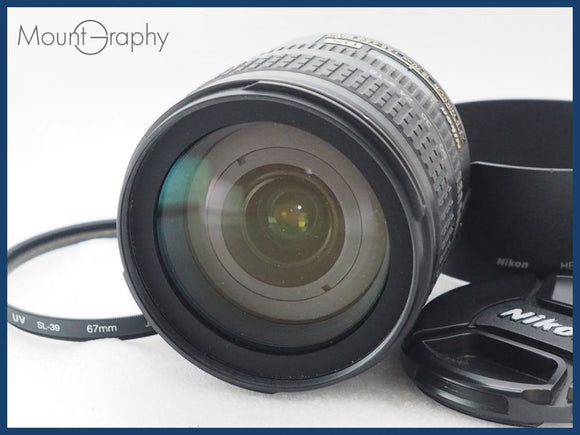 ★良品★ NIKON ニコン AF-S NIKKOR 18-70mm F3.5-4.5G ED 前キャップ、フィルター、フード付 同梱可 #i10723