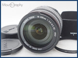 ★良品★ SIGMA シグマ ZOOM 18-200mm F3.5-6.3 DC 前後キャップ&amp;レンズフィルター付 ニコンF用(AF) 同梱可 #i10724