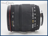 ★良品★ SIGMA シグマ ZOOM 18-200mm F3.5-6.3 DC 前後キャップ&amp;レンズフィルター付 ニコンF用(AF) 同梱可 #i10724