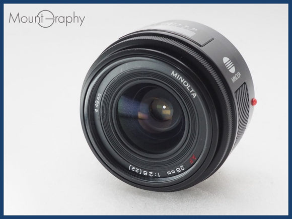 ★良品★ MINOLTA ミノルタ AF 28mm F2.8 同梱可 #i10728