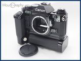 ★極上美品★ CANON キヤノン AE-1 PROGRAM ボディ + MOTOR DRIVE MA ボディキャップ付 同梱可 #i10735
