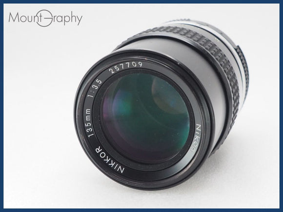 ★良品★ NIKON ニコン Ai NIKKOR 135mm F3.5 同梱無料 #i10744
