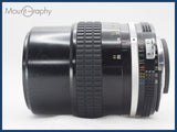 ★極上美品★ NIKON ニコン Ai NIKKOR 135mm F3.5 同梱無料 #i10745
