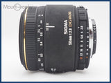 ★極上美品★ SIGMA シグマ 50mm F2.8 DG MACRO 後キャップ、フィルター付 ニコンF用(AF) 同梱無料 #i10748