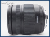 ★極上美品★ SIGMA シグマ DC 18-125mm F3.5-5.6 D 後キャップ、フード付 ニコンF用(AF) 同梱無料 #i10749