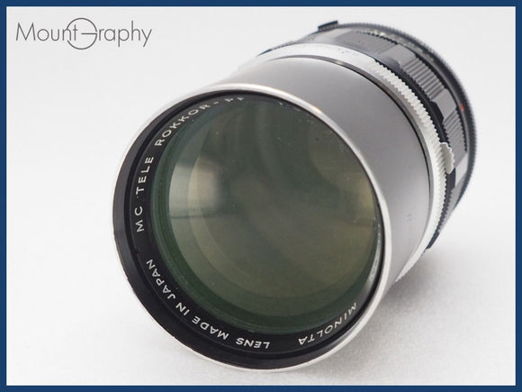 ★良品★ MINOLTA ミノルタ MC TELE ROKKOR-PF 135mm F2.8 同梱無料 #i10750