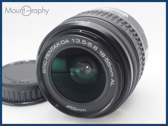 ★極上美品★ PENTAX ペンタックス SMC PENTAX-DA 18-55mm F3.5-5.6 AL 後キャップ付 同梱無料 #i10755