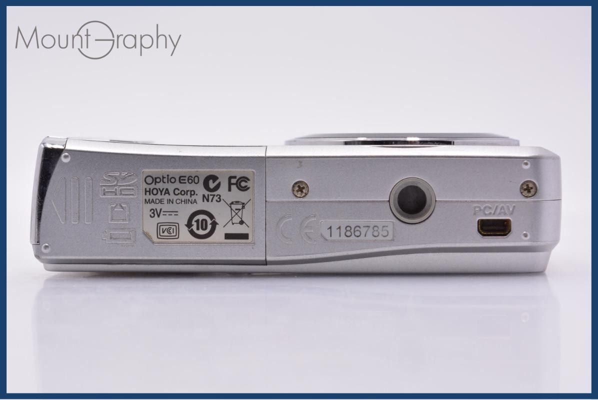 美品・動作保証】 ペンタックス PENTAX Optio E60 3x 単三電池仕様 同