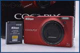 ニコン Nikon COOLPIX S6000 7x 元箱、バッテリー付属 同梱無料 #kj361