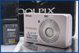 【動作保証】 ニコン Nikon COOLPIX S520 3X 元箱、バッテリー、充電器、取扱説明書付属 同梱無料 #ks120