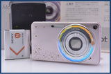 【美品・動作保証】 ソニー SONY Cyber-shot DSC-W350D 4x 元箱、バッテリー、充電器、取扱説明書付属 同梱無料 #ks1613