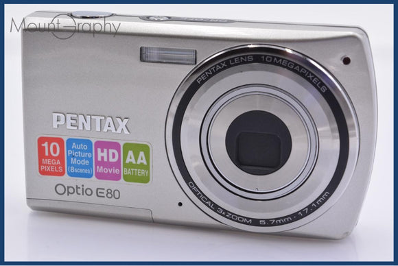 ペンタックス PENTAX Optio E80 3X 単三電池仕様 同梱無料 #ks497