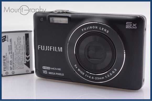 FUJIFILM FinePix JX660 ブラック 新品バッテリー デジカメ 動作保証】 富士フイルム FUJIFILM FinePix JX660 5X バッテリー付属
