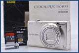 ニコン Nikon COOLPIX S6100 7X 元箱、バッテリー、メモリーカード、取扱説明書付属 同梱無料 #ks646