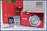 【美品・動作保証】 ニコン Nikon COOLPIX A100 5X 元箱、バッテリー、メモリーカード、取扱説明書付属 同梱無料 #ks670