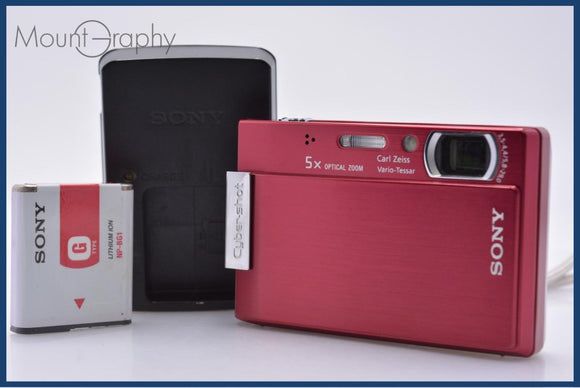 【動作確認済】SONY Cyber-shot DSC-T100 充電器付 動作保証】 ソニー SONY Cyber-shot DSC-T100 5X バッテリー、充電器