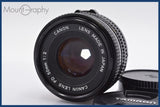 ★良品★ キヤノン Canon NEW FD 50mm F2 前後キャップ付 ★完動★同梱可 #mj2381