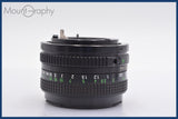 ★極上美品★ キヤノン Canon NEW FD 50mm F2 前後キャップ&レンズフィルター付 ★完動★同梱可 #mj2387