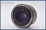 ★良品★ キヤノン Canon NEW FD 50mm F2 前後キャップ付 ★完動★同梱可 #mj2671
