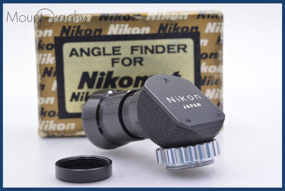 ★極上美品★ ニコン Nikon ANGLE FINDER FOR Nikomat 元箱、後ろキャップ付 ★完動★同梱可 #mj2887