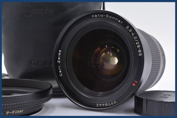 ★良品★ コンタックス CONTAX Carl Zeiss Vario-Sonnar 28-85mm F3.3-4.0 T* MMJ 後キャップ他 コンタックスY/C用  #mj3118