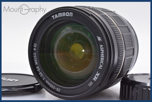 ★良品★ タムロン TAMRON AF ASPHERICAL XR 28-200mm F3.8-5.6 MACRO 前後キャップ付 ペンタックスK用(AF) ★完動★同梱可 #mj3121