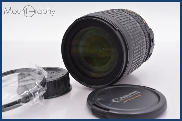 ★極上美品★ ニコン Nikon AF-S DX NIKKOR 18-105mm F3.5-5.6 G ED VR 前後キャップ&レンズフィルター、フード付 ★完動★同梱可 #mj4915