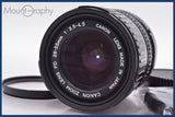 ★良品★ キヤノン Canon NEW FD 28-55mm F3.5-4.5 前後キャップ&レンズフィルター付 ★完動★同梱可 #mj5505