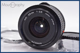 ★良品★ ミノルタ MINOLTA MD 28mm F2.8 前後キャップ&レンズフィルター付 ★完動★同梱可 #mj5508