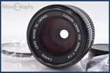 ★良品★ キヤノン Canon NEW FD 50mm F1.4 前後キャップ&レンズフィルター付 ★完動★同梱可 #mj5509