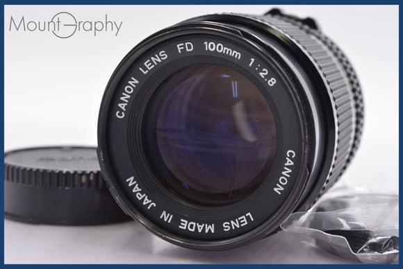 ★特別特価★ キヤノン Canon NEW FD 100mm F2.8 前後キャップ付 同梱可 #mj5511