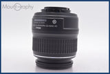★極上美品★ ニコン Nikon AF-S DX NIKKOR ED 18-55mm F3.5-5.6 G II 前後キャップ&レンズフィルター付 ★完動★同梱可 #mj5514