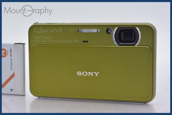 ★実用美品★ ソニー SONY Cyber-shot DSC-T99 4x バッテリー付属 ★完動★同梱可 #mj5537