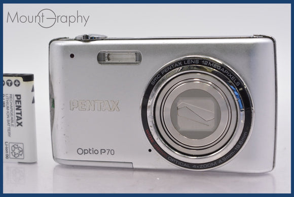 ★極上美品★ ペンタックス PENTAX Optio P70 4x バッテリー付属 ★完動★同梱可 #mj5593
