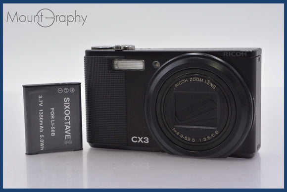 ★極上美品★ リコー RICOH CX3 10.7x バッテリー付属 ★完動★同梱可 #mj5628