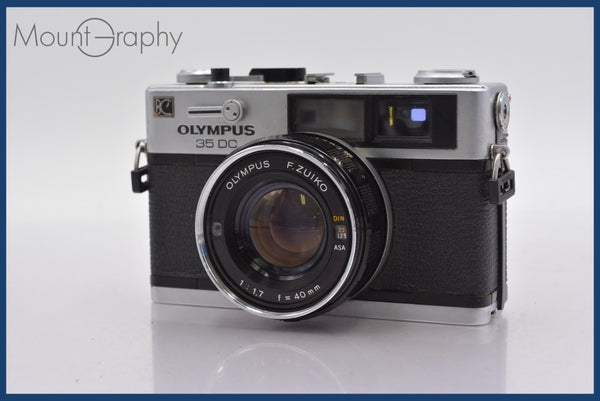 人気！極上★OLYMPUS オリンパス 35DC 40mm F1.7★露出計動く ☆極上美品☆ オリンパス Olympus 35 DC 40mm F1.7 ☆完動☆同梱可