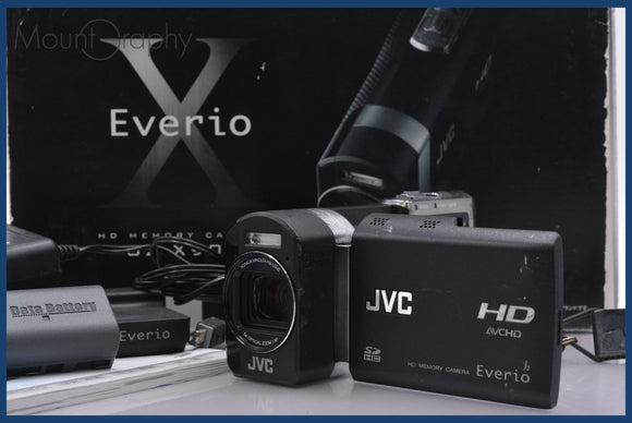 ★極上美品★ ビクター JVC Everio GZ-X900 元箱、バッテリー、取扱説明書付属 ★完動★同梱可 #mj5674