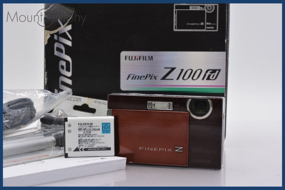 ★極上美品★ 富士フィルム FUJIFILM FinePix Z100fd 5x 元箱、バッテリー、ミニ三脚、取扱説明書付属 ★完動★同梱可 #mj5681