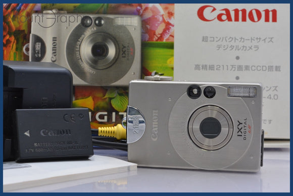 ★ジャンク特価★ キヤノン Canon IXY DIGITAL PC1001 元箱、バッテリー、充電器、取扱説明書付属 同梱可 #mj5686
