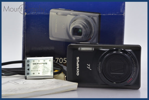 ★極上美品★ オリンパス Olympus μ-7050 7x 元箱、バッテリー、取扱説明書付属 ★完動★同梱可 #mj5687