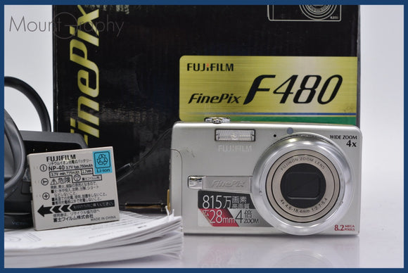 ★特別特価★ 富士フィルム FUJIFILM FinePix F480 4x 元箱、バッテリー、充電器、取扱説明書付属 同梱可 #mj5691