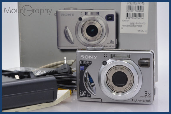 ★極上美品★ ソニー SONY Cyber-shot DSC-W5 3x 単三電池仕様 元箱、充電器、取扱説明書付属 ★完動★同梱可 #mj5693