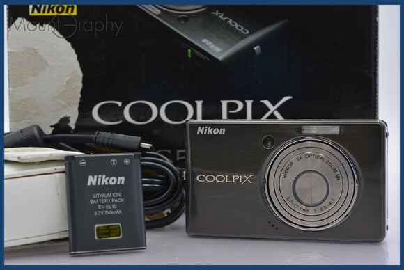 ★極上美品★ ニコン Nikon COOLPIX S510 3x 元箱、バッテリー付属 ★完動★同梱可 #mj5698