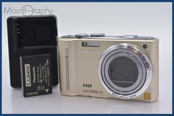 ★極上美品★ パナソニック Panasonic LUMIX DMC-TZ10 12x バッテリー、充電器付属 ★完動★同梱可 #mj5735