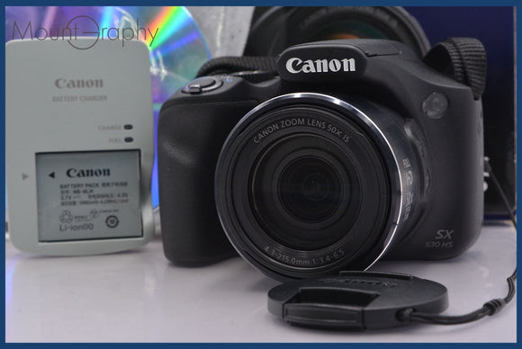 ★極上美品★ キヤノン Canon PowerShot SX530 HS 50x 元箱、バッテリー、充電器、取扱説明書付属 同梱可 #mj5757