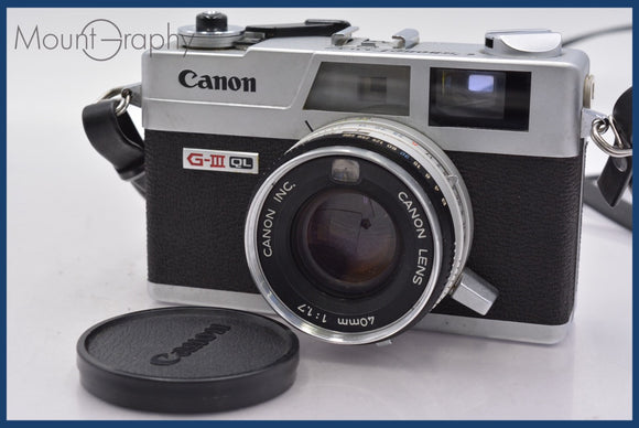 ★ジャンク特価★ キヤノン Canon Canonet QL17 G-III 前キャップ付 同梱可 #mj5770