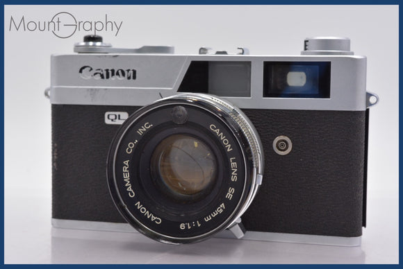 ★ジャンク特価★ キヤノン Canon Canonet QL19 45mm F1.9 同梱可 #mj5780