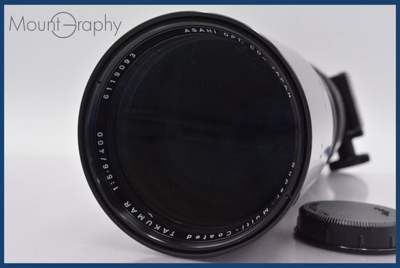 ★良品★ ペンタックス PENTAX Super-Multi-Coated TAKUMAR 400mm F5.6 後キャップ付 ★完動★同梱可 #mj5818