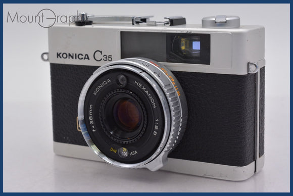 ★極上美品★ コニカ Konica C35 E&L 38mm F2.8 ★完動★同梱可 #mj5872